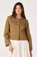 astr cleo jacket in nutmeg