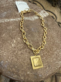jennifer thames ginger necklace in gold
