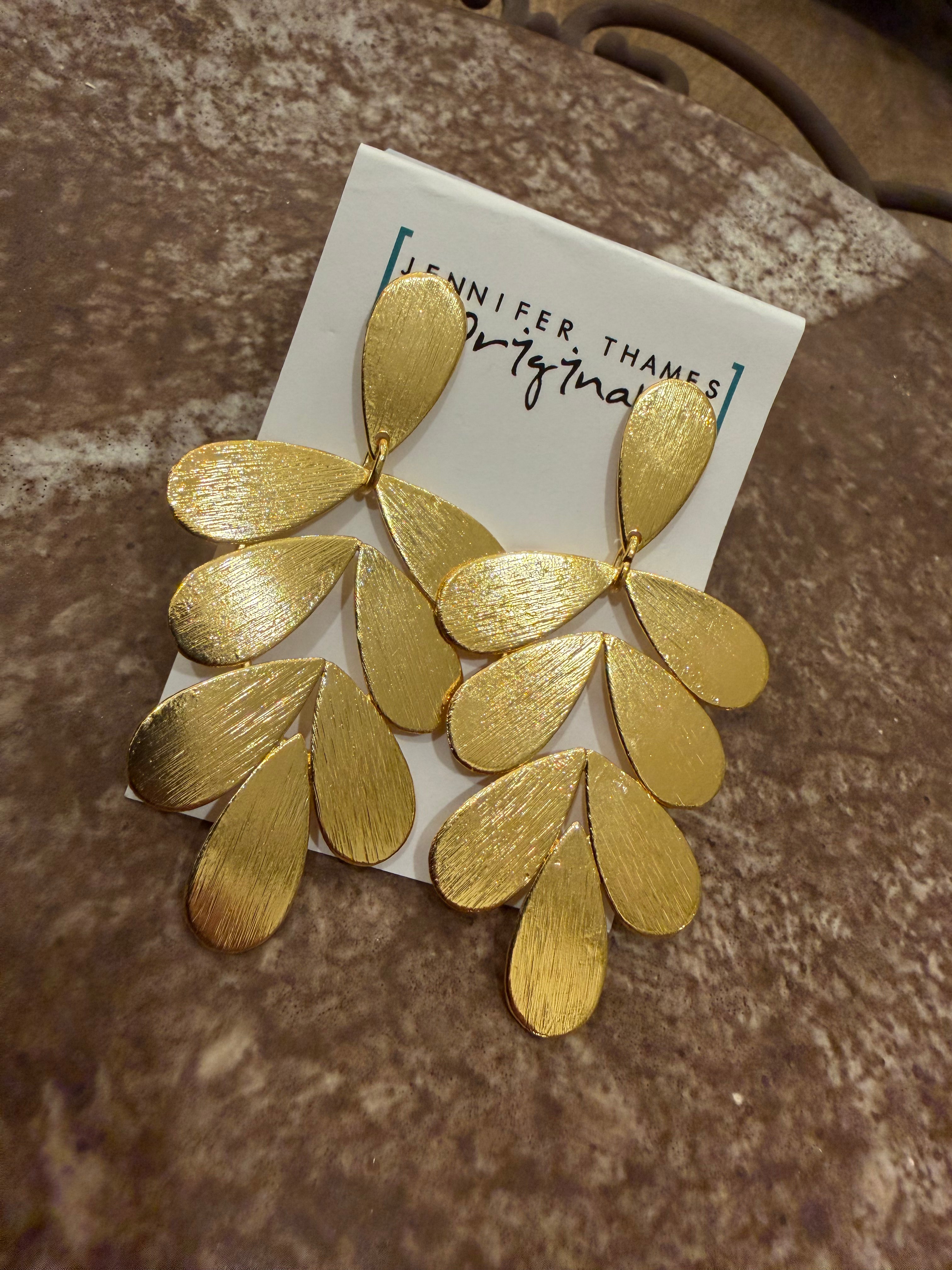 jennifer thames presleigh earring in gold