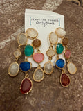 jennifer thames chandelier earring in multi