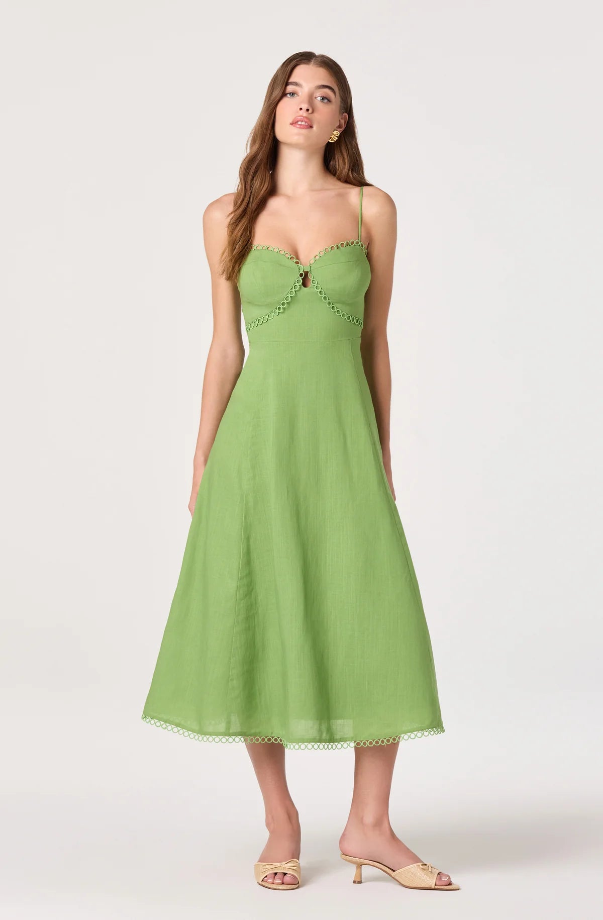 astr christie dress in green