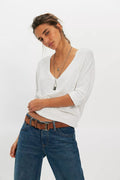 free people high line tee in ivory