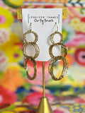 Jennifer Thames Triple Stack Earrings