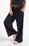 sage the label legacy pant in navy combo