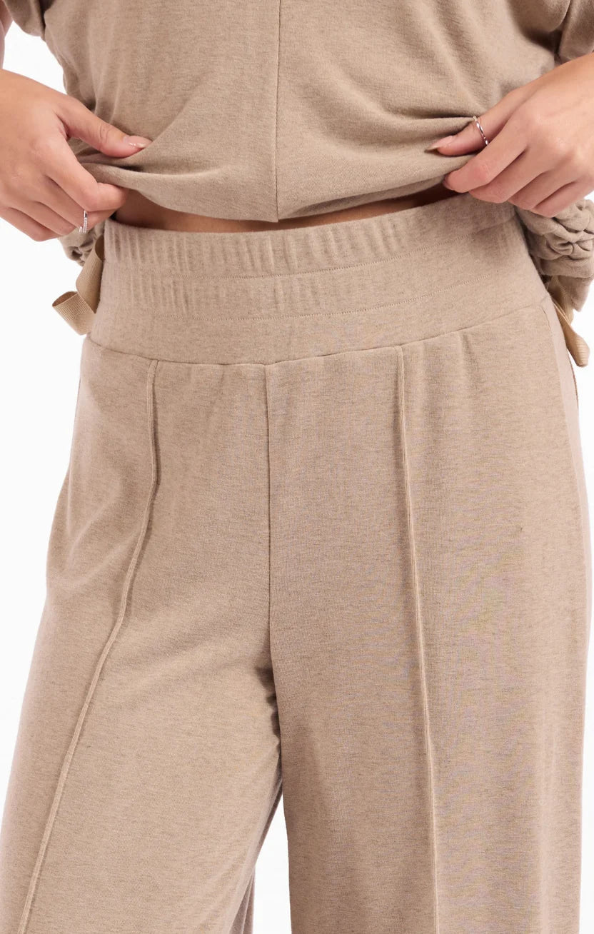 sage the label tommy pull on pant in taupe