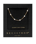 secret box pearl station chain in gold