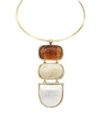 Geometric Linear Pendant Chocker