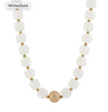 Metal Ball & Chunky Bead Necklace