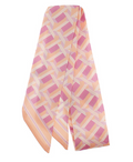 Printed Pattern Twilly Narrow Scarf