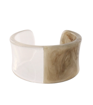 acrylic two tone cuff