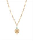 coin pendant neckle in turqouise