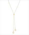 horse bolo necklace in gold