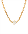 goldie chain necklace in pearl