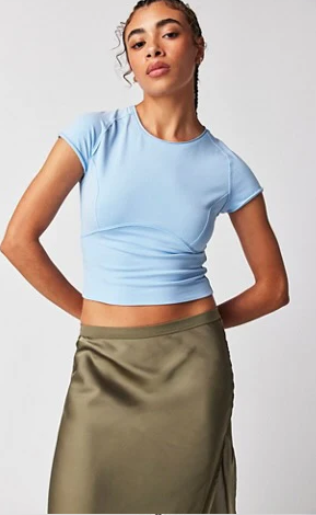 free people protagonist tee in dream blue