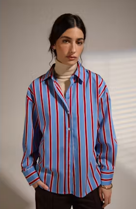 deluc semeru shirt in striped sky