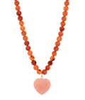 marble puffy heart in tortoise combo