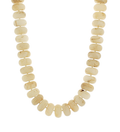 marble beaded necklace in natural
