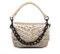 bc bags | anna puffer bag in gold