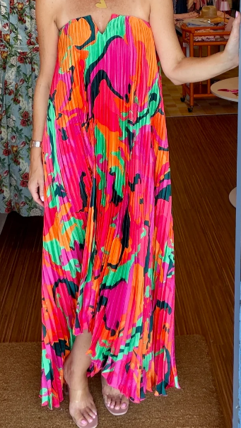 karlie swirl satin busier dress