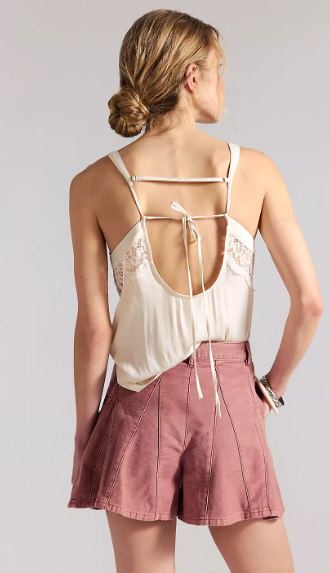 free people song and dance short in cedarwood