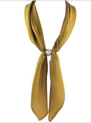 pearl accented bolo scarf necklace in assorted colors