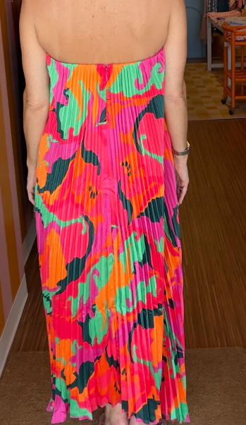 karlie swirl satin busier dress