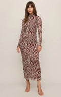Z Supply Sevilla Zebra Mesh Dress
