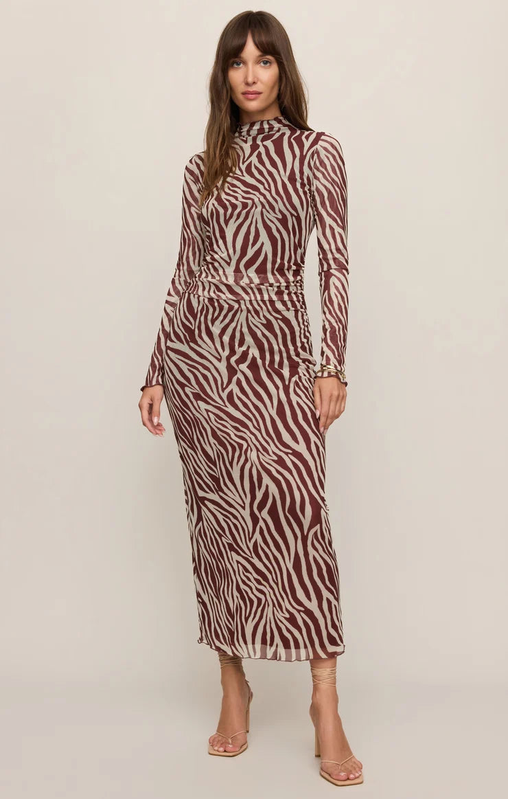 Z Supply Sevilla Zebra Mesh Dress