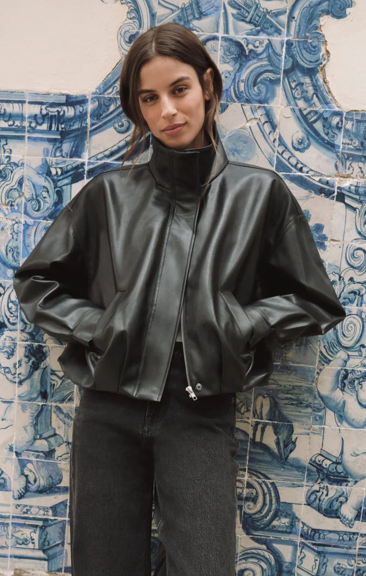 Z Supply Corin Leather Jacket