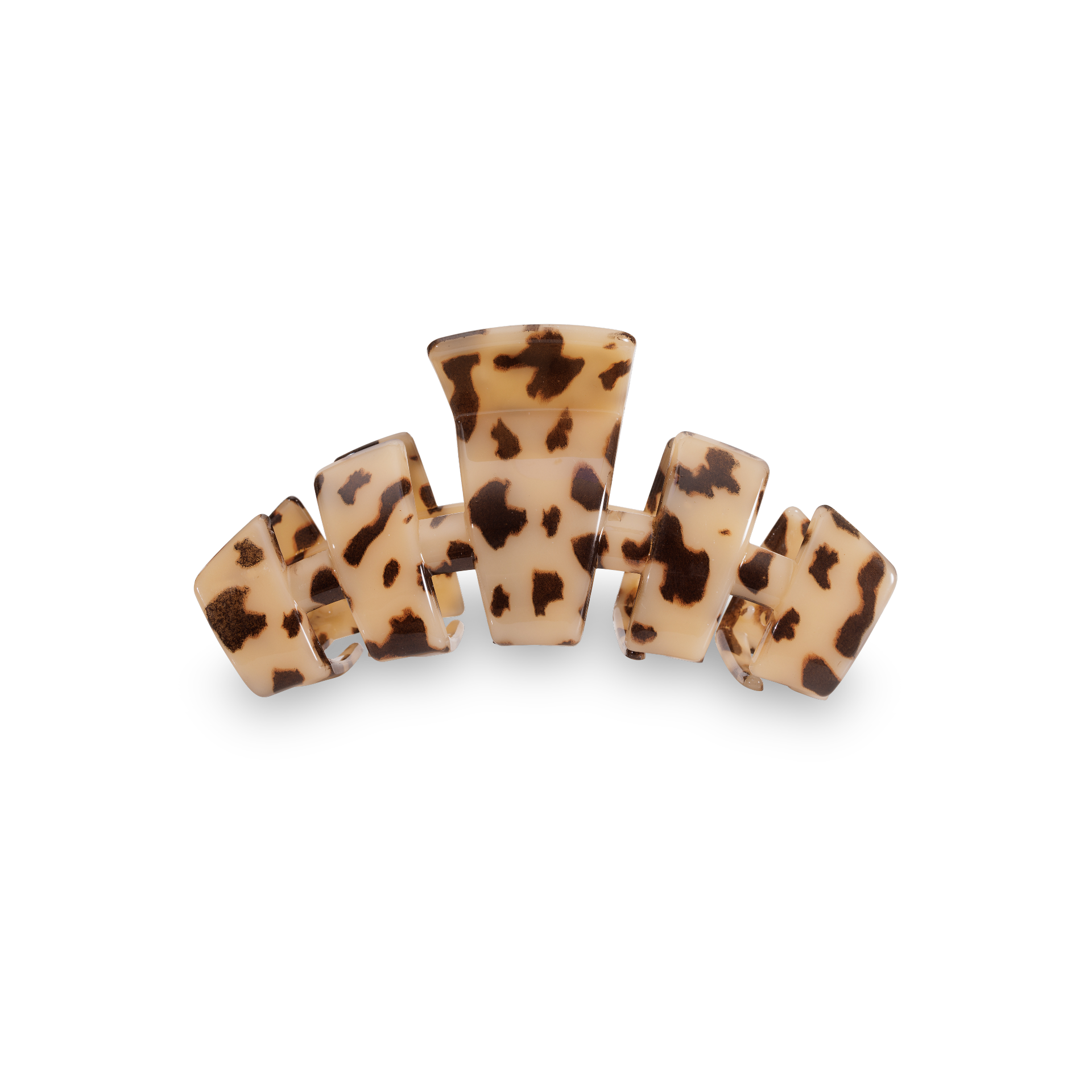 TELETIES Classic Hair Clip | Medium | Blonde Tortoise