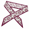 luxe twilly scarf - ms state bulldogs
