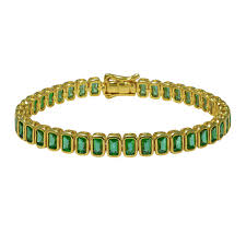 aubrey adele allure bracelet emerald