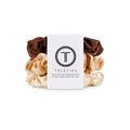 TELETIES Silk Hair Scrunchie | Large | For the Love of Nude