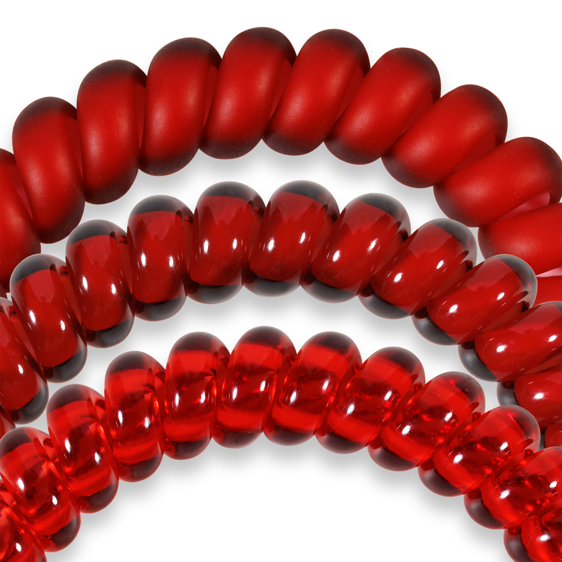TELETIES Spiral Hair Coils | Small | Red Carpet Ready Hair Ties