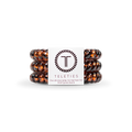 TELETIES Spiral Hair Coils | Small | Tortoise Hair Ties
