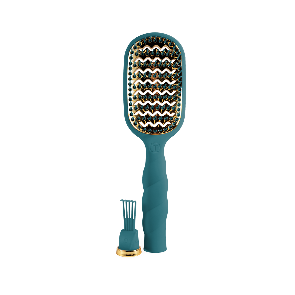 TELETIES Vented Hair Brush | Teal With It