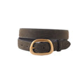 Suede Belt Gold Buckle