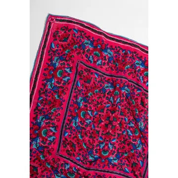 tagore bandana in fuchsia