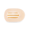 TELETIES Round Flat Hair Clip | Medium | Almond Beige