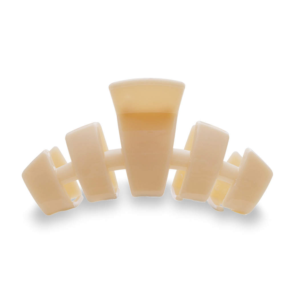 TELETIES Classic Hair Clip | Large | Almond Beige