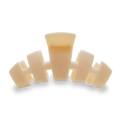 TELETIES Classic Hair Clip | Large | Almond Beige