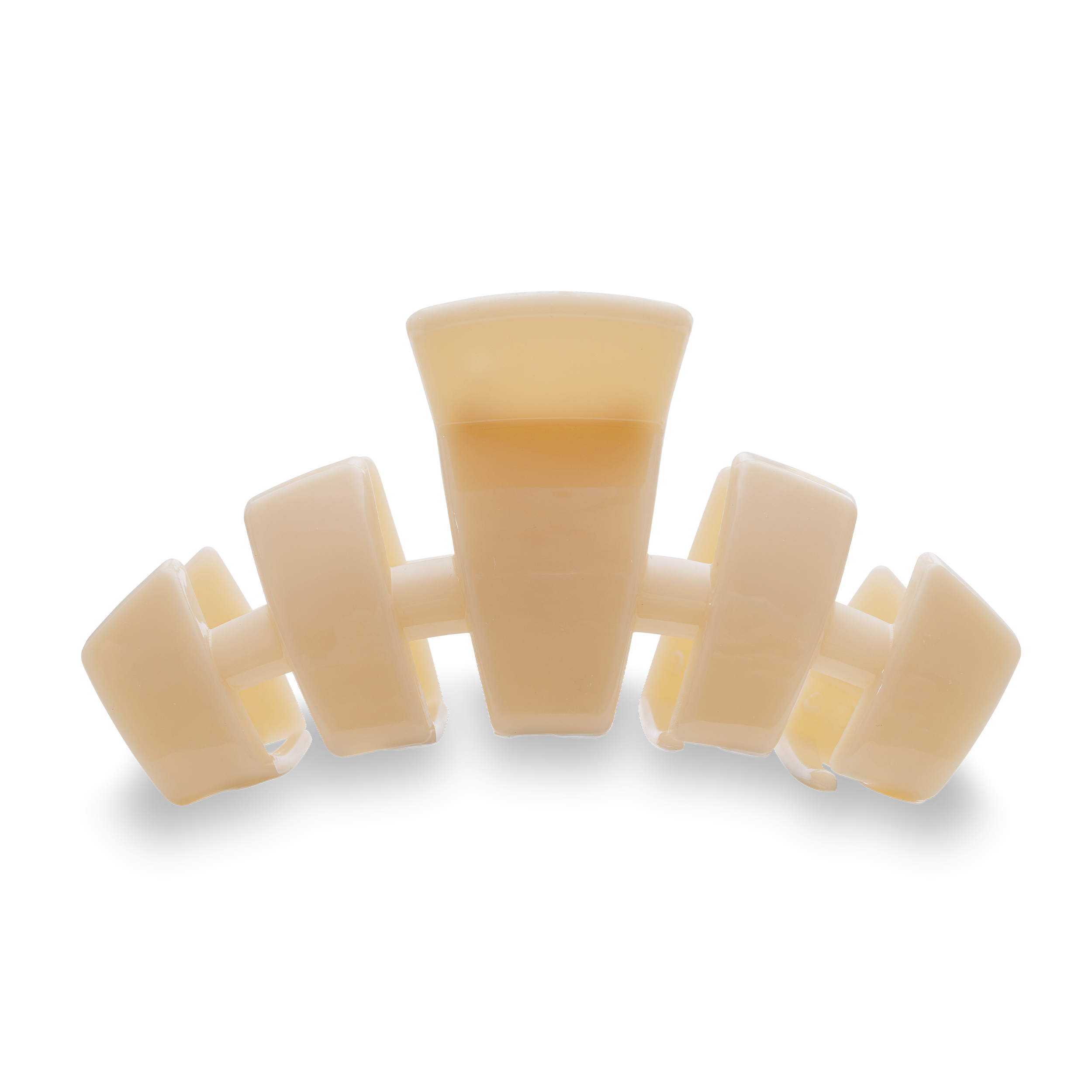 TELETIES Classic Hair Clip | Large | Almond Beige