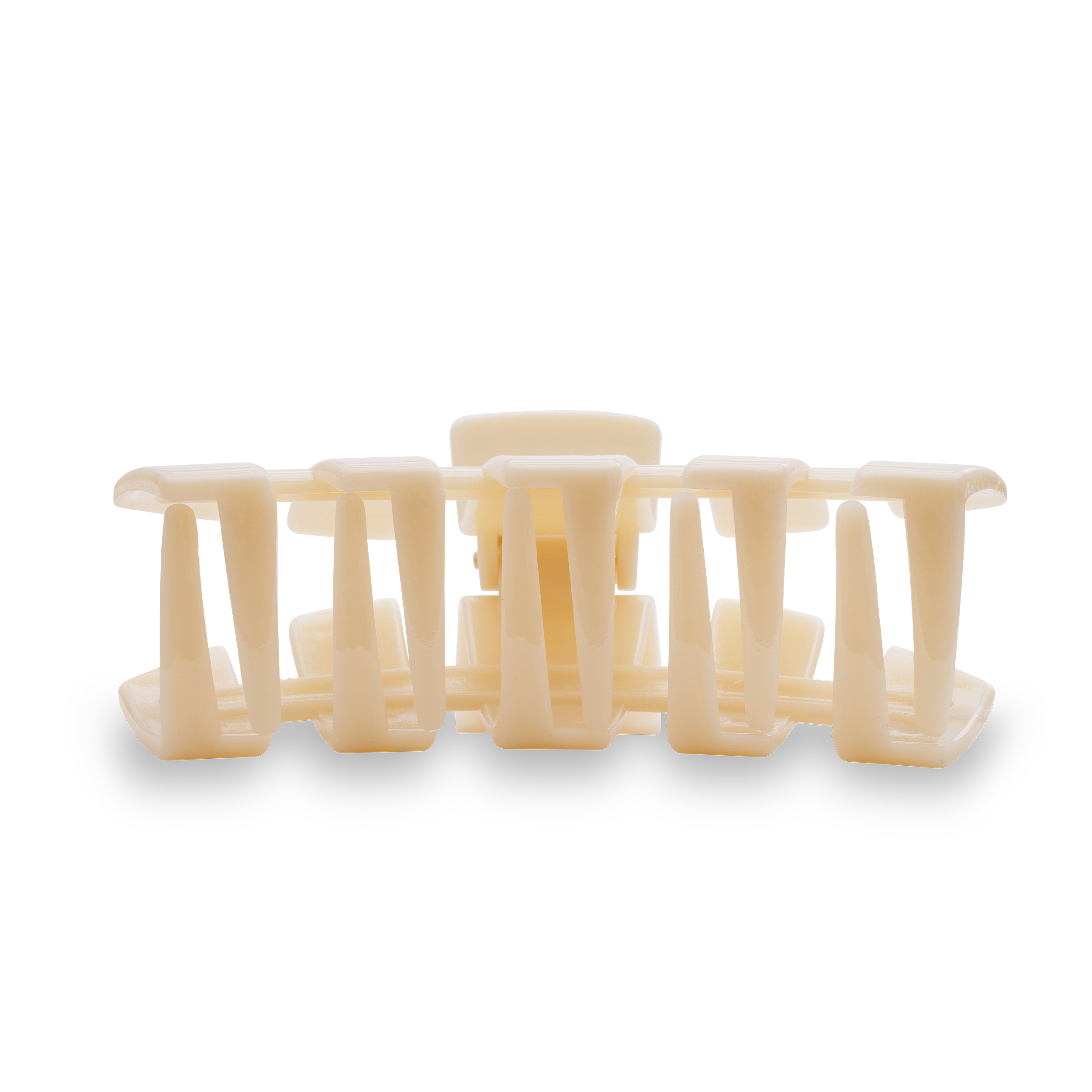 TELETIES Classic Hair Clip | Large | Almond Beige