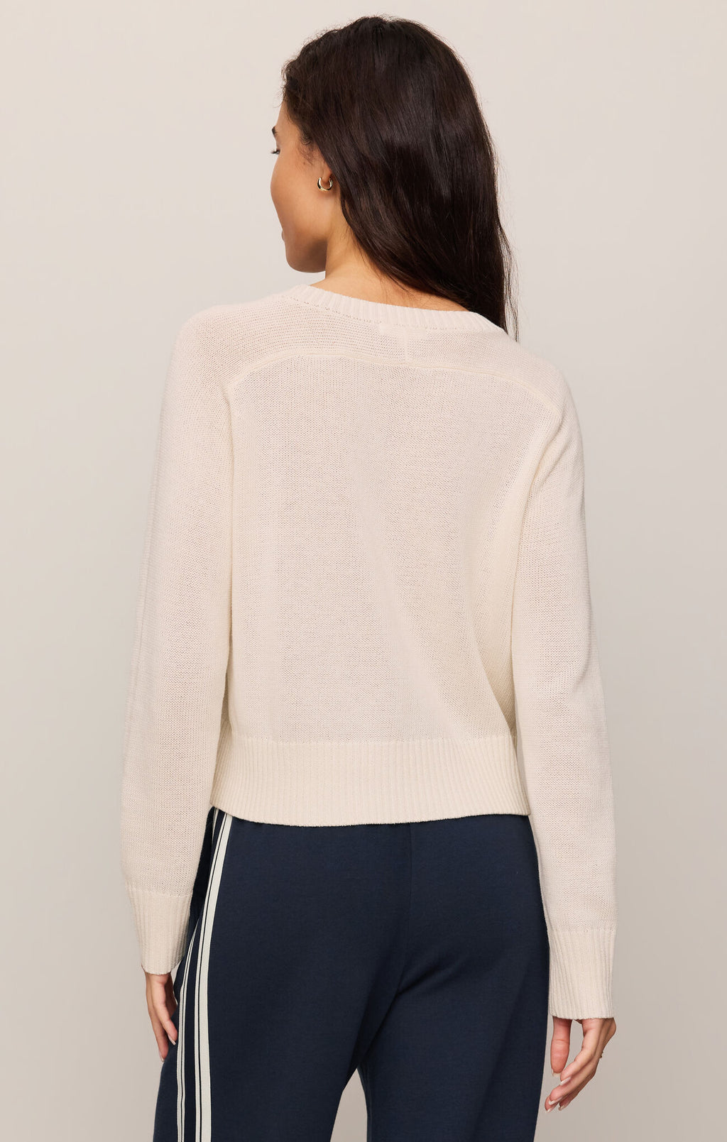 z supply varsity stand in sweater in vanilla