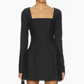 astr calanthe dress in black