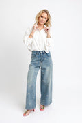 karlie denim pearl novelty jean