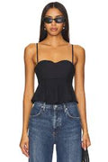 free people one true love tank in black