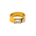 aubrey adele two stone ring in clear